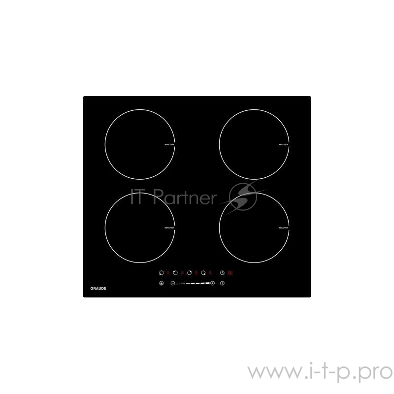 Индукционные варочные панели Graude Индукционные варочные панели Graude/ Индукционная, 590 х 62 х 520 мм, Сенсорное управление, 9 ступеней нагрева, Функция таймера, Индикация остаточного тепла, Автоматическое отключение, Защита от детей, Исполнение
