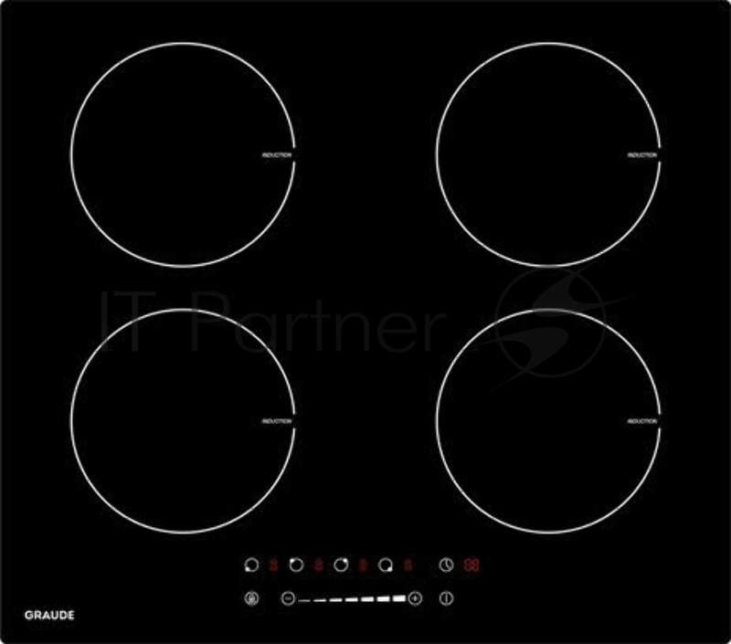 Индукционные варочные панели Graude Индукционные варочные панели Graude/ Индукционная, 590 х 62 х 520 мм, Сенсорное управление, 9 ступеней нагрева, Функция таймера, Индикация остаточного тепла, Автоматическое отключение, Защита от детей, Исполнение