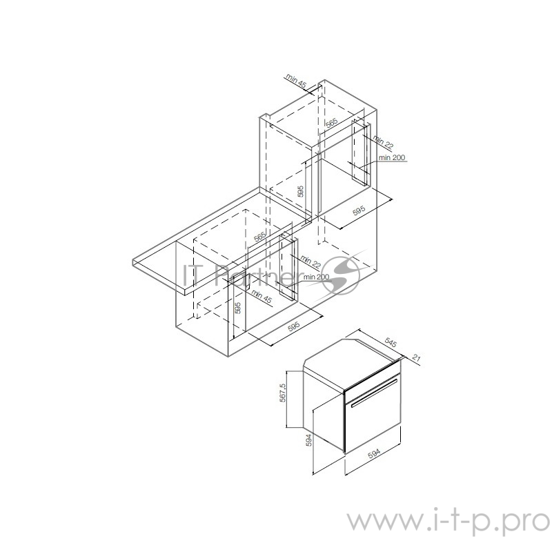 Встраиваемая электрическая духовка Graude BE 60.3 S
