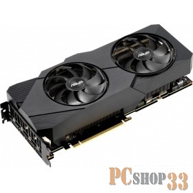 Видеокарта Asus PCI-E DUAL-RTX2070S-A8G-EVO nVidia GeForce RTX 2070SUPER 8192Mb 256bit GDDR6 1605/14000/HDMIx1/DPx3/HDCP Ret