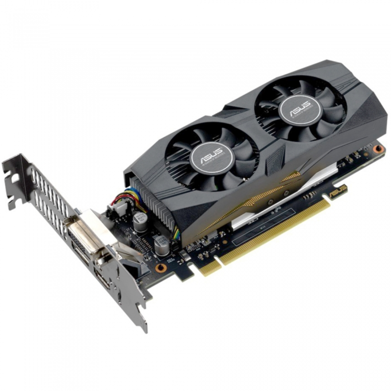 Видеокарта Asus PCI-E GTX1650-O4G-LP-BRK nVidia GeForce GTX 1650 4096Mb 128bit GDDR5 1485/8002 DVIx1/HDMIx1/DPx1/HDCP Ret