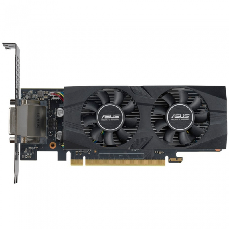 Видеокарта Asus PCI-E GTX1650-O4G-LP-BRK nVidia GeForce GTX 1650 4096Mb 128bit GDDR5 1485/8002 DVIx1/HDMIx1/DPx1/HDCP Ret