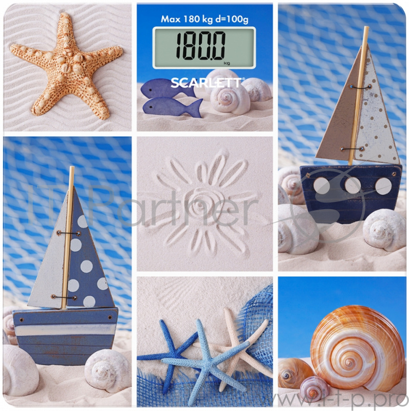 Весы напольные электронные Scarlett SC - BS33E078 макс.180кг рисунок