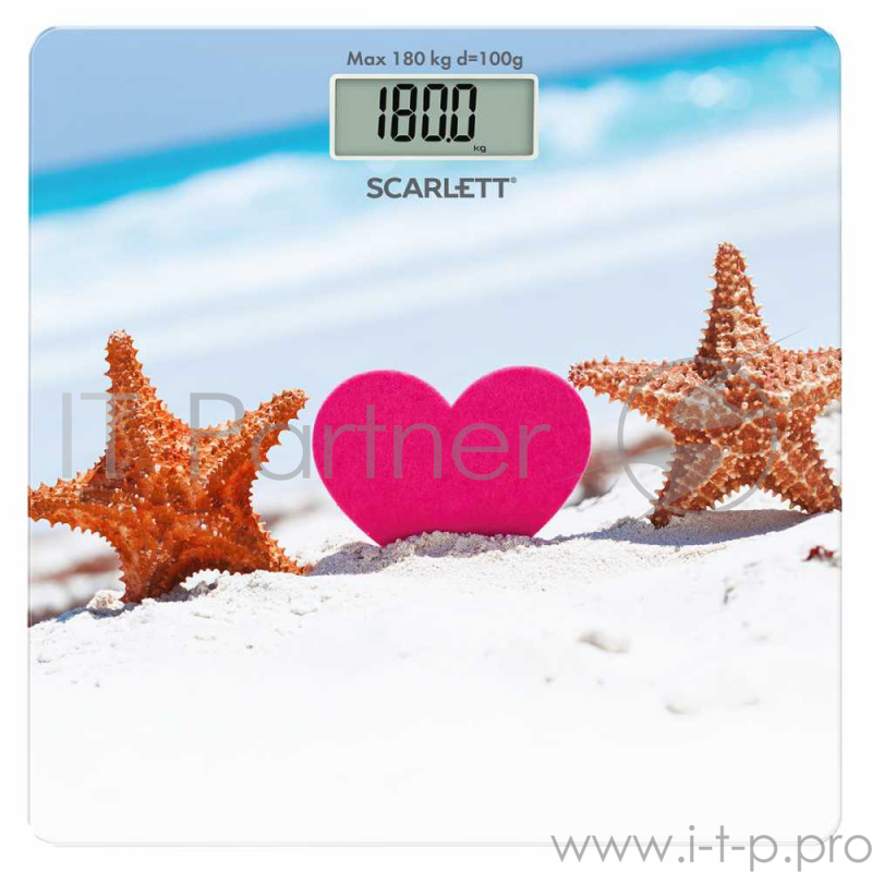 Весы напольные электронные Scarlett SC-BS33E076 макс.180кг рисунок