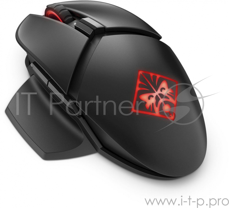 Мышь HP Omen Photon черный оптическая (8200dpi) беспроводная USB для ноутбука (5but)