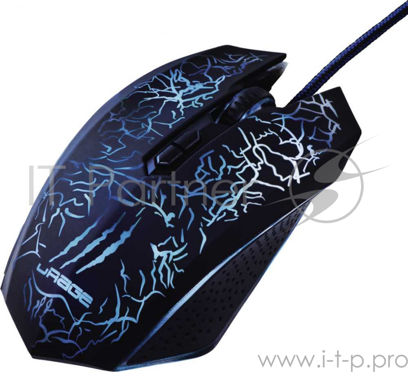 Мышь Hama uRage Illuminated2 черный оптическая (2400dpi) USB (6but)