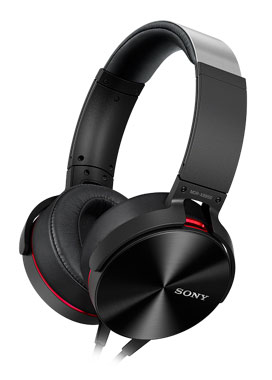 Гарнитура накладные Sony MDRXB950APB.E 1.2м черный проводные (оголовье)