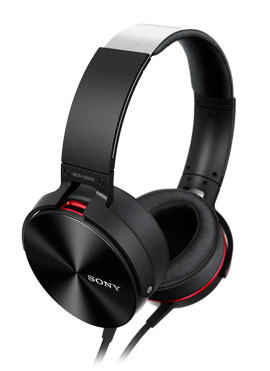 Гарнитура накладные Sony MDRXB950APB.E 1.2м черный проводные (оголовье)