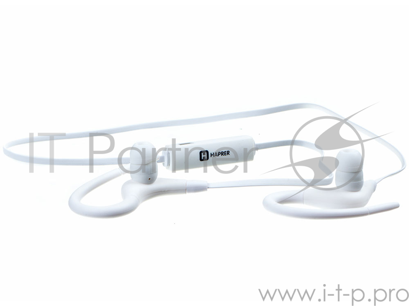 Гарнитура беспроводная HARPER HB-108 white Bluetooth 4.0, 20 Гц-20 кГц, клавиши управления