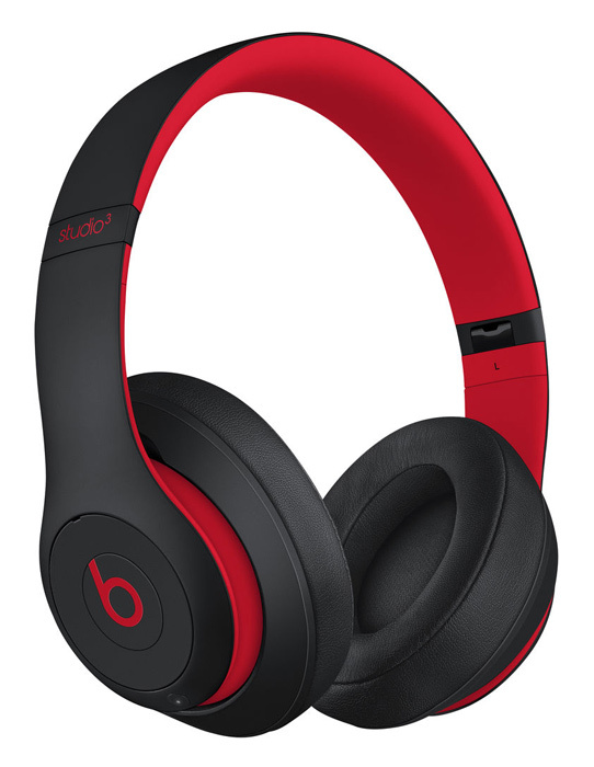 Гарнитура мониторы Beats Studio3 Decade Collection черный/красный беспроводные bluetooth (оголовье)