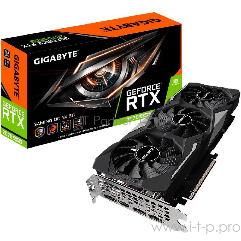 Видеокарта PCIE16 RTX2070 SUPER 8GB 207SGAMINGOC-8GD STAR GIGABYTE