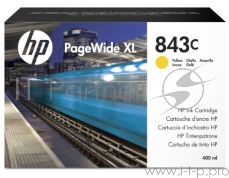 Картридж HP 843C 400-ml Yellow Ink Cartridge