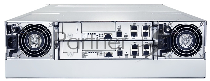 Infortrend EonStor GS1000 3U/16x3.5, NAS, block,dual controller, 2x12Gb SAS EXP. Port, 8x1G iSCSI +2x host board slot(s), 4x4GB, 2x(PSU+FAN), 2x(SuperCap.+Flash), 1xRackmount kit(GS1016R2C0F0D-8732)