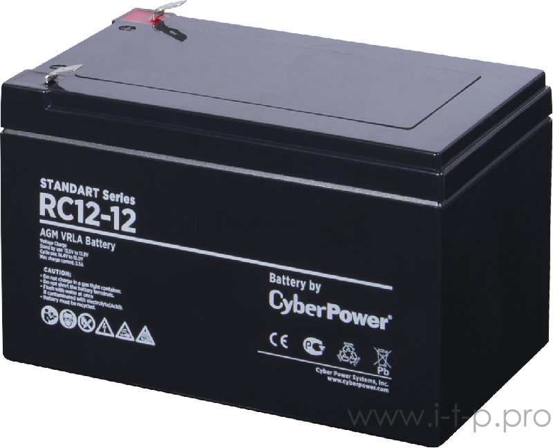 Аккумуляторная батарея SS CyberPower RC 12-12 / 12 В 12 Ач Battery CyberPower Standart series RC 12-12 / 12V 12 Ah