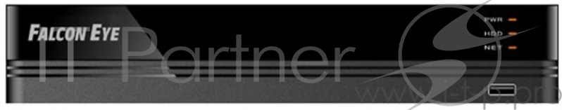 Falcon Eye FE-MHD5104 4 канальный 5 в 1 регистратор: запись 4 кан 8 MP 7 к/с 8MP-N 15k/с 5 MP 12 к/с 4MP 15 к/с 1080P/ 720P/960H/D1/CIF 25/30 к/с Н.264/H.265/H265+ HDMI, VGA, SATA*1