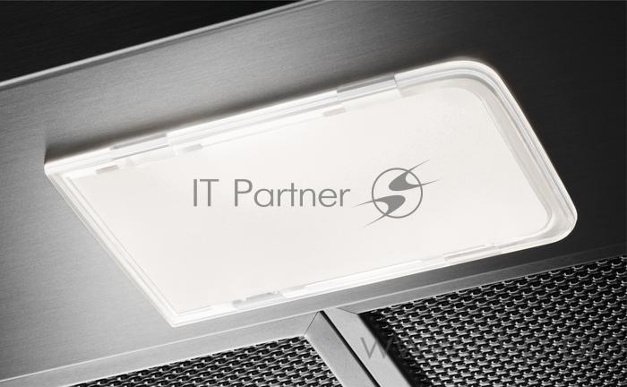 Вытяжки ELECTROLUX Вытяжки ELECTROLUX/ Kitchen Retail ! Настенный монтаж, размер 60 см, нержавеющая сталь, 1 мотор, 430 м3/ч, 4 скорости, управление: кнопочное, жировых фильтров: 2 металических, лапм освещения: 3