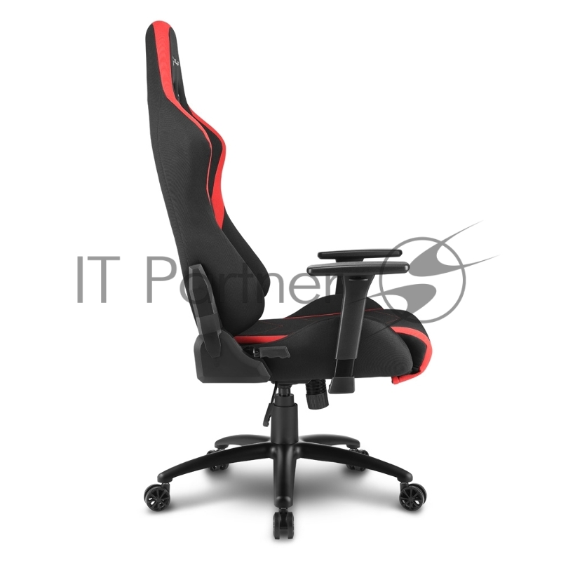 Sharkoon Shark Skiller SGS2 Игровое кресло чёрно-красное (ткань, регулируемый угол наклона, механизм качания)