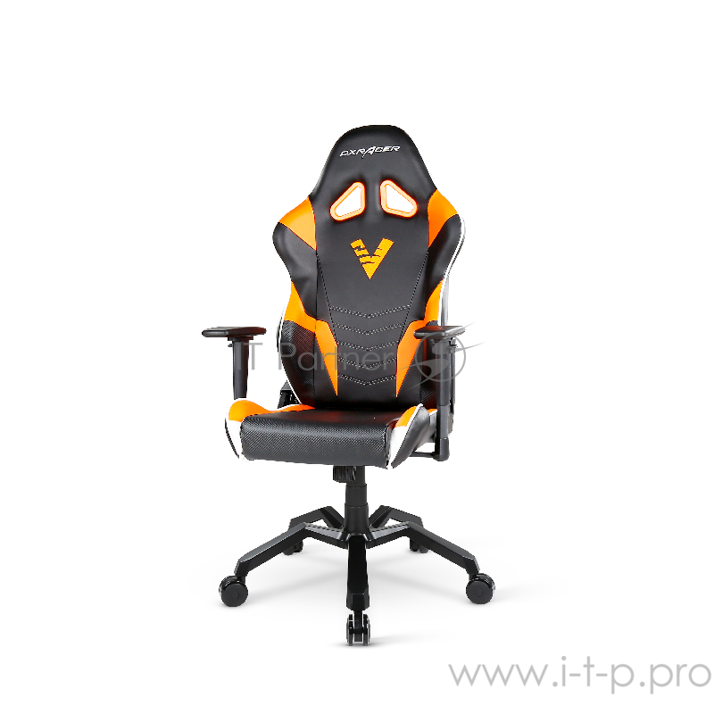 Игровое кресло DXRacer Valkyrie Virtus Pro чёрно-оранжевое (OH/VB15/NOW,кожа-PU, регулируемый угол наклона, механизм качания)