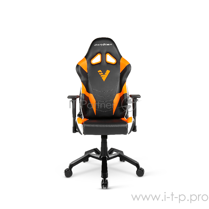 Игровое кресло DXRacer Valkyrie Virtus Pro чёрно-оранжевое (OH/VB15/NOW,кожа-PU, регулируемый угол наклона, механизм качания)