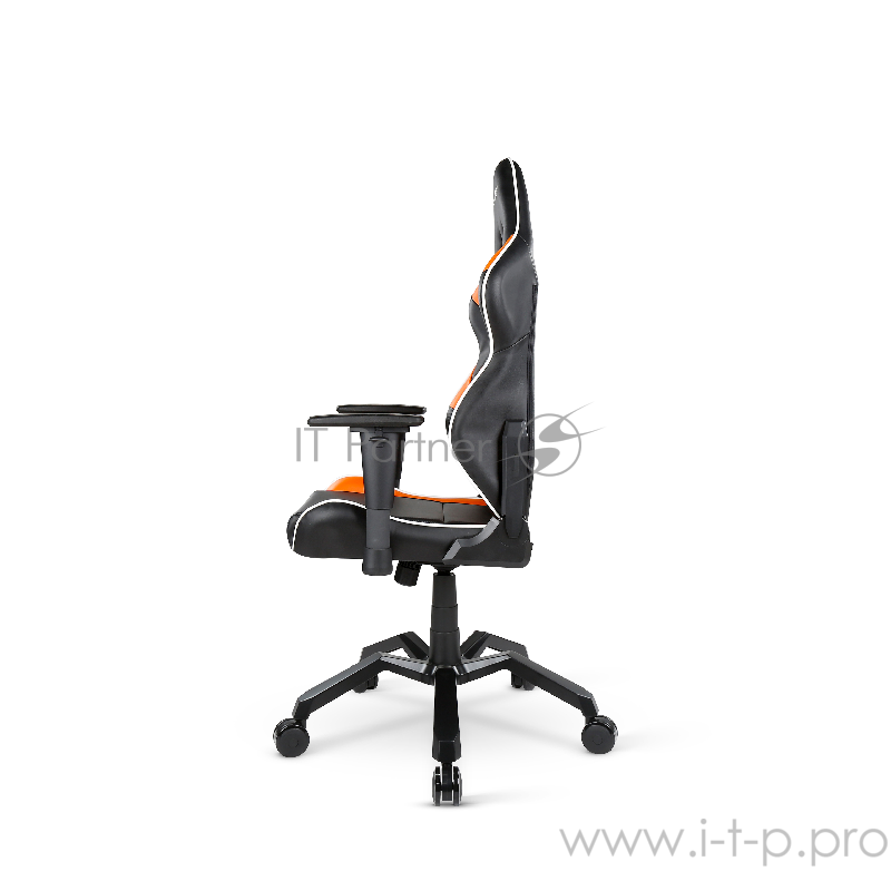 Игровое кресло DXRacer Valkyrie Virtus Pro чёрно-оранжевое (OH/VB15/NOW,кожа-PU, регулируемый угол наклона, механизм качания)