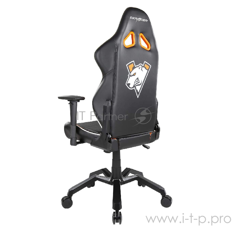 Игровое кресло DXRacer Valkyrie Virtus Pro чёрно-оранжевое (OH/VB15/NOW,кожа-PU, регулируемый угол наклона, механизм качания)