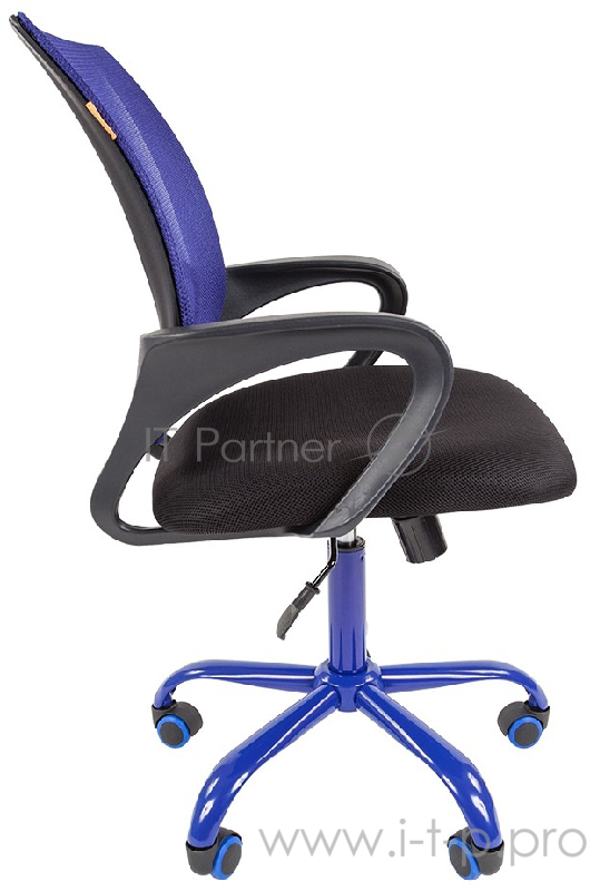 Chairman 696 CMet синее Офисное кресло (ткань TW, сетчатый TW, металл, газпатрон 3 кл)