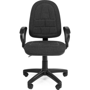 Офисное кресло Chairman 205 серое (ткань, пластик, газпатрон 2 кл, ролики)