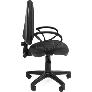 Офисное кресло Chairman 205 серое (ткань, пластик, газпатрон 2 кл, ролики)