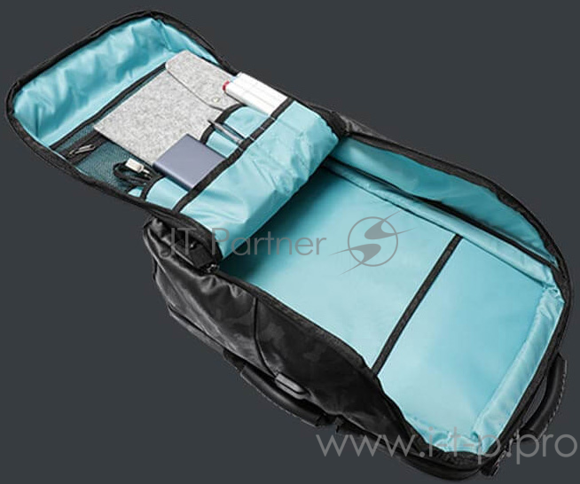 ThunderX3 B17 чёрный камо Рюкзак для ноутбука (17.3, Оксфорд, TSA замок, USB-порт, 40 л)