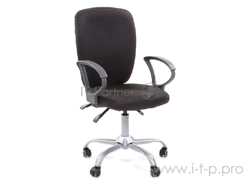 Chairman 9801 серое (ткань, пластик/металл, газпатрон 3 кл, ролики, асинхронный механизм качания)