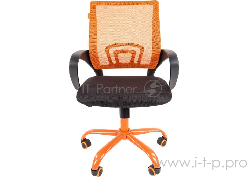 Chairman 696 CMet оранжевое Офисное кресло (ткань TW, сетчатый TW, металл, газпатрон 3 кл)
