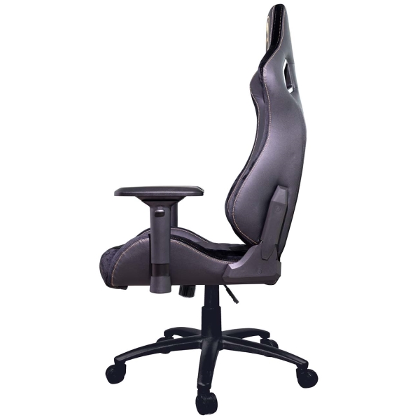 Кресло геймерское Cougar Armor S Royal black (ПВХ-кожа, регулируемый угол наклона, механизм качания)