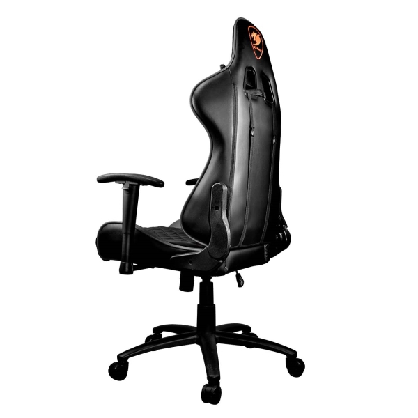 Кресло геймерское Cougar Armor One black (экокожа, регулируемый угол наклона, механизм качания)