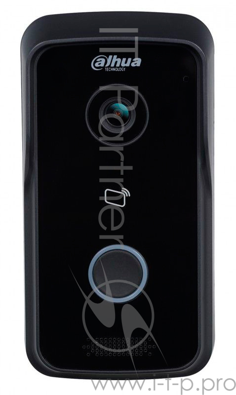 Видеопанель Dahua DH-VTO2111D-WP(433) цветной сигнал CMOS цвет панели: черный