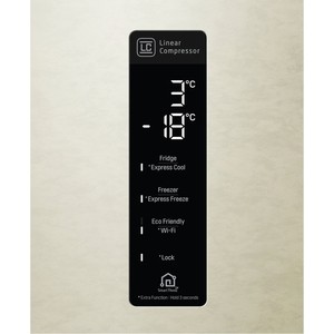 Холодильник LG GC-B569PECZ 1.85м:- Технология Door Cooling+ и Linear Cooling - Инверторный линейный компрессор- Total No Frost- Внешний дисплей- Wi-Fi