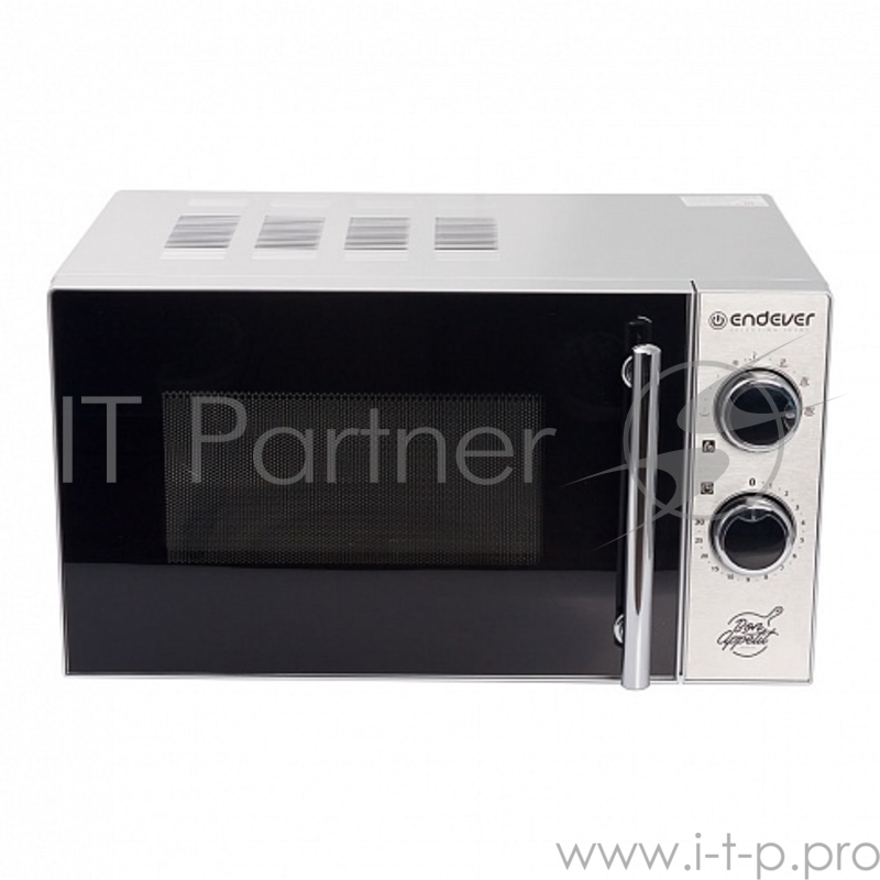 Микроволновая печь ENDEVER Danko 2005, 20 л., мех. управ, 700 Вт., серебристый
