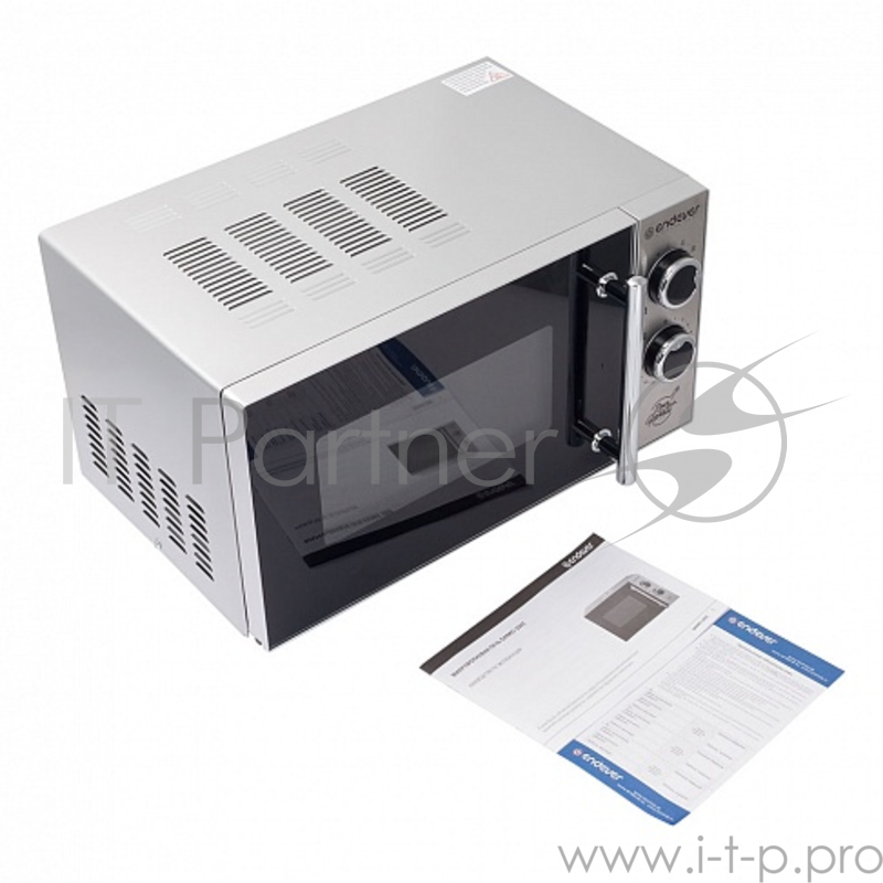Микроволновая печь ENDEVER Danko 2005, 20 л., мех. управ, 700 Вт., серебристый
