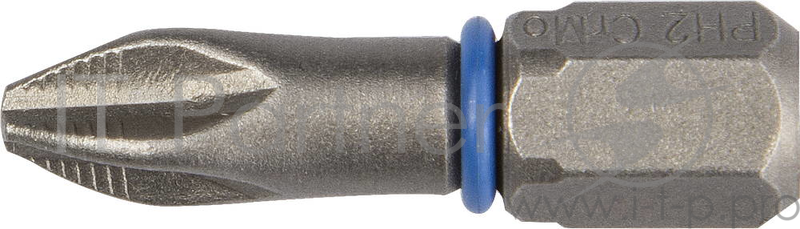 Бита ЗУБР ЭКСПЕРТ 26011-2-25-2 торсион кованая обточ.CrMo C 1/4 PH2 25мм 2шт