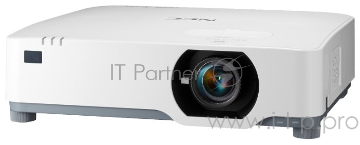 Лазерный проектор NEC P605UL 3LCD, 6000 ANSI Lm, WUXGA, 500 000:1, 2xHDMI, USB A Viewer, USB b (service), RJ45, HDBaseT, RS232, 1x20W, 9,7 кг.