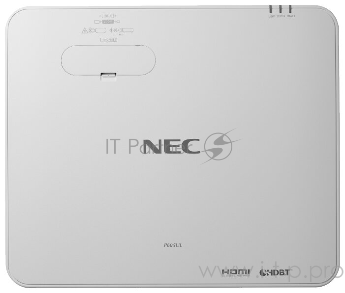 Лазерный проектор NEC P605UL 3LCD, 6000 ANSI Lm, WUXGA, 500 000:1, 2xHDMI, USB A Viewer, USB b (service), RJ45, HDBaseT, RS232, 1x20W, 9,7 кг.