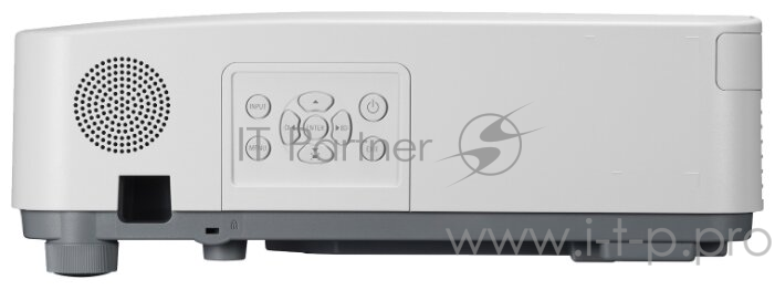 Лазерный проектор NEC P605UL 3LCD, 6000 ANSI Lm, WUXGA, 500 000:1, 2xHDMI, USB A Viewer, USB b (service), RJ45, HDBaseT, RS232, 1x20W, 9,7 кг.