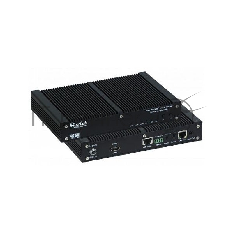 Приемник-декодер 4K/60 over IP, без сжатия, чип AptoVision (SDVoE) MuxLab 500760-RX-EU