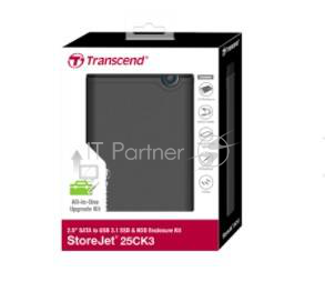 Корпус для HDD/SSD 2.5 Transcend External Enclosure StoreJet® 25CK3 TS0GSJ25CK3 USB 3.1, SSD/HDD St