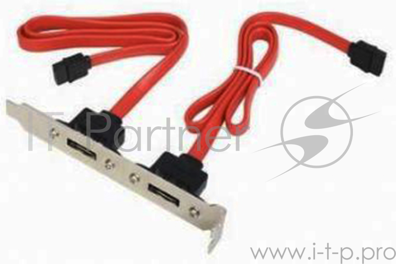 Планка в сист блок 2 eSATA(внешн)/2 SATA(внутр), Gembird, 7pin