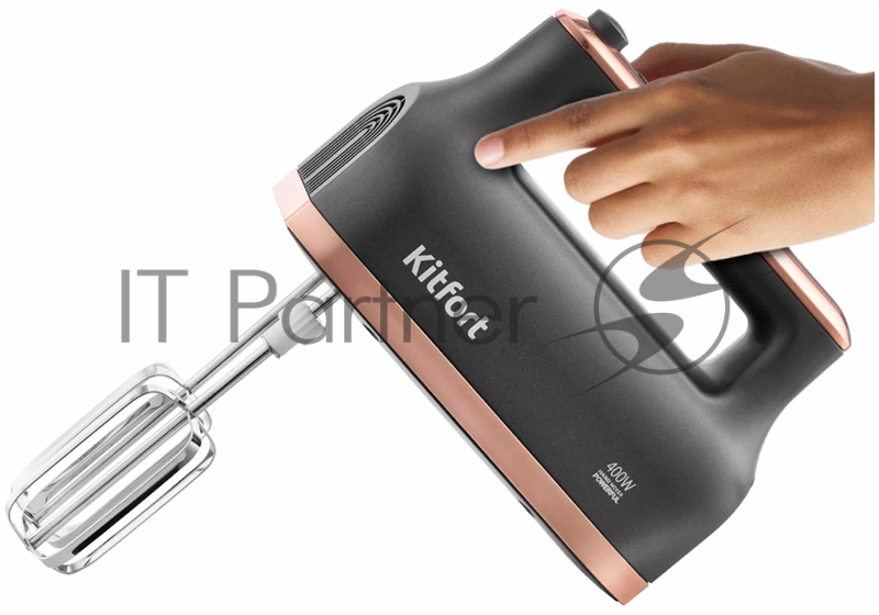 1369-КТ Миксер Kitfort.Мощность: 400 Вт.Ёмкость чаши: 3,5 л.Материал чаши: нерж.сталь.