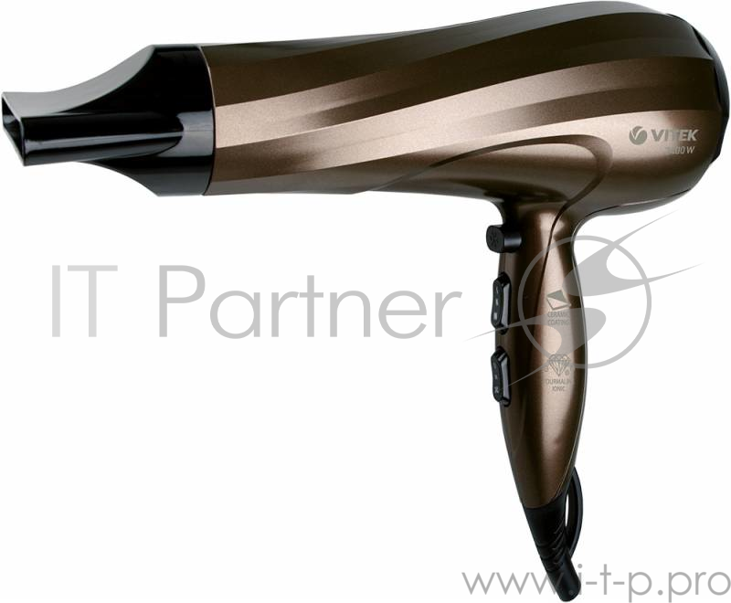 Фен Vitek VT-2298 BN коричневый 2400Вт