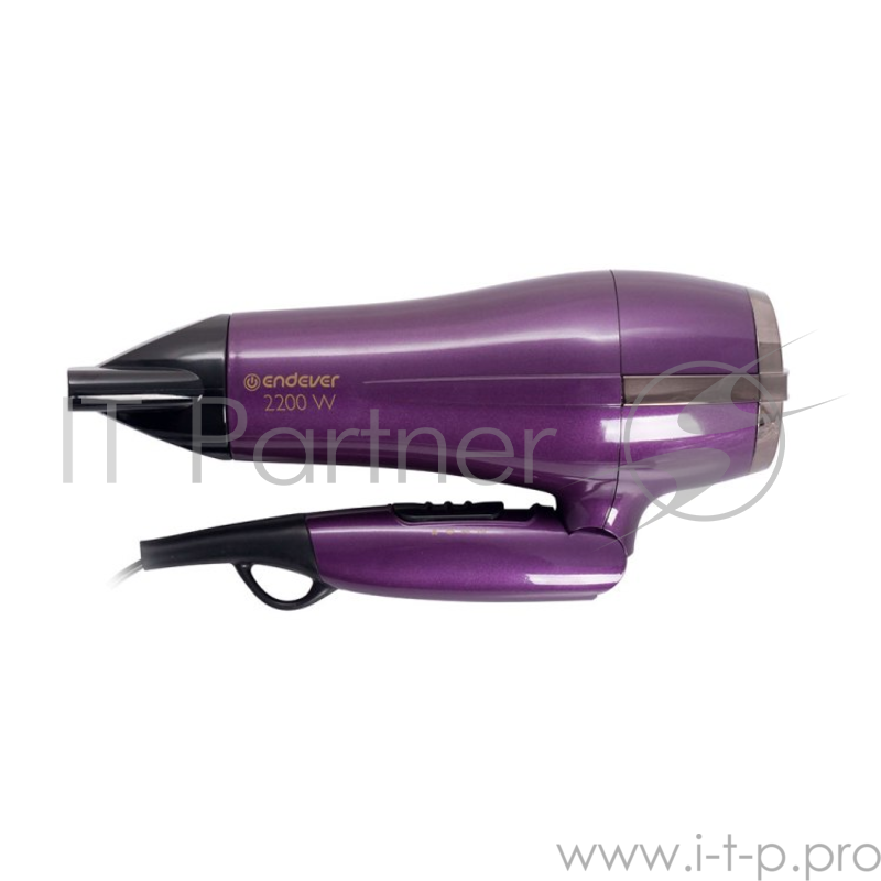 473-Aurora Фен Endever Мощность 2200 Вт, 2 режима мощности, 3 режима температуры.