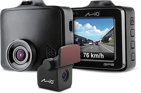 Видеорегистратор Mio MiVue C380D черный 1080x1920 1080p 130гр. GPS AIT8328