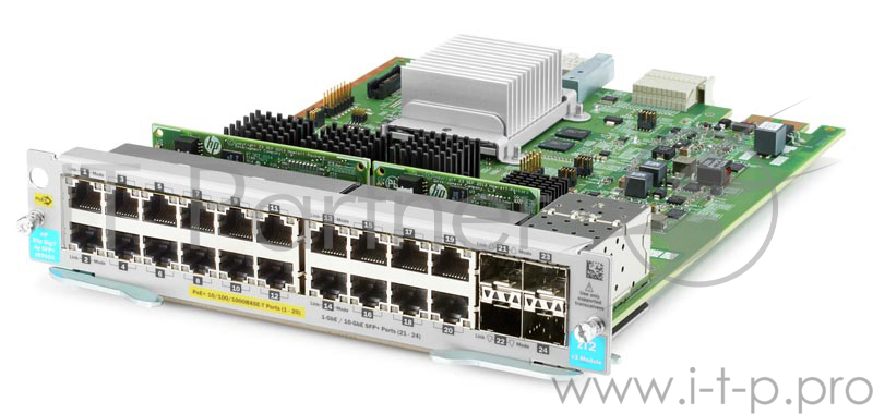 Модуль HPE J9990A Aruba 20p PoE+ 4p SFP+ v3 zl2