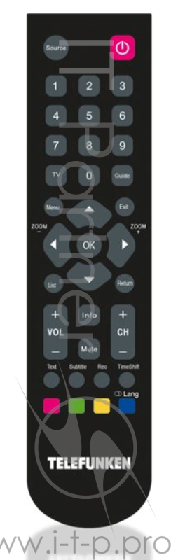 Телевизор LED 22 Telefunken TF-LED22S32T2 черный/FULL HD/ HDMI/ USB/ DVB-T/DVB-T2/DVB-C